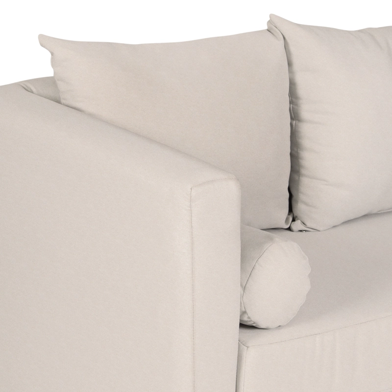 SOFÁ CASA WOW DECO 3 CUERPOS BEIGE RIN - 5