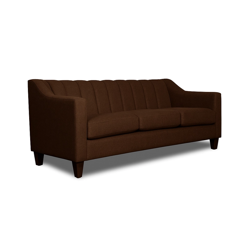 SOFA 3 Y 2 CUERPOS RAUS EN TELA CAFE, SET PARA LIVING - 6