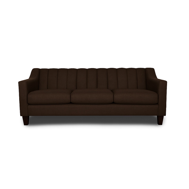 SOFA 3 Y 2 CUERPOS RAUS EN TELA CAFE, SET PARA LIVING - 7