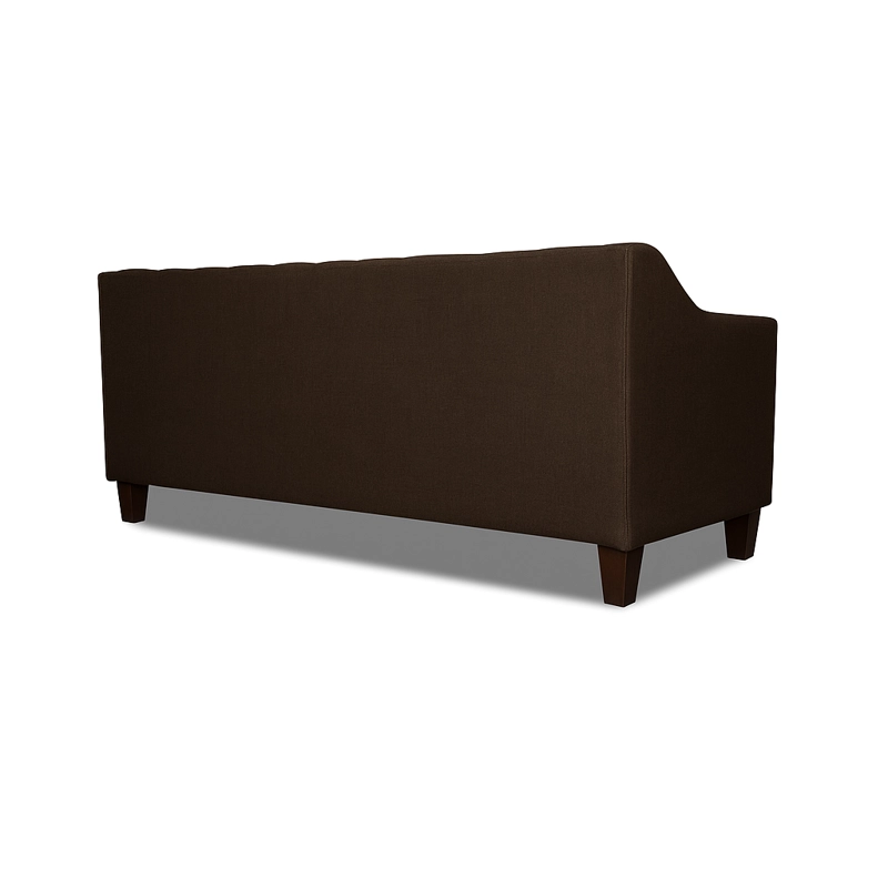 SOFA 3 Y 2 CUERPOS RAUS EN TELA CAFE, SET PARA LIVING - 8