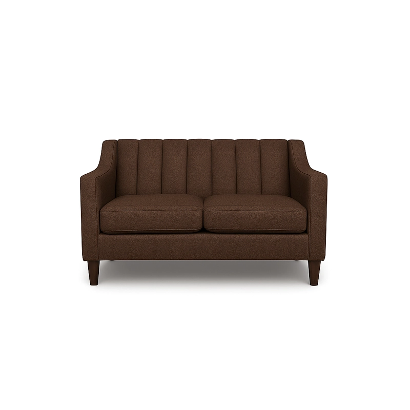 SOFA 3 Y 2 CUERPOS RAUS EN TELA CAFE, SET PARA LIVING - 10