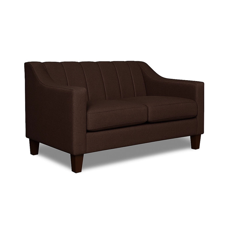 SOFA 3 Y 2 CUERPOS RAUS EN TELA CAFE, SET PARA LIVING - 11