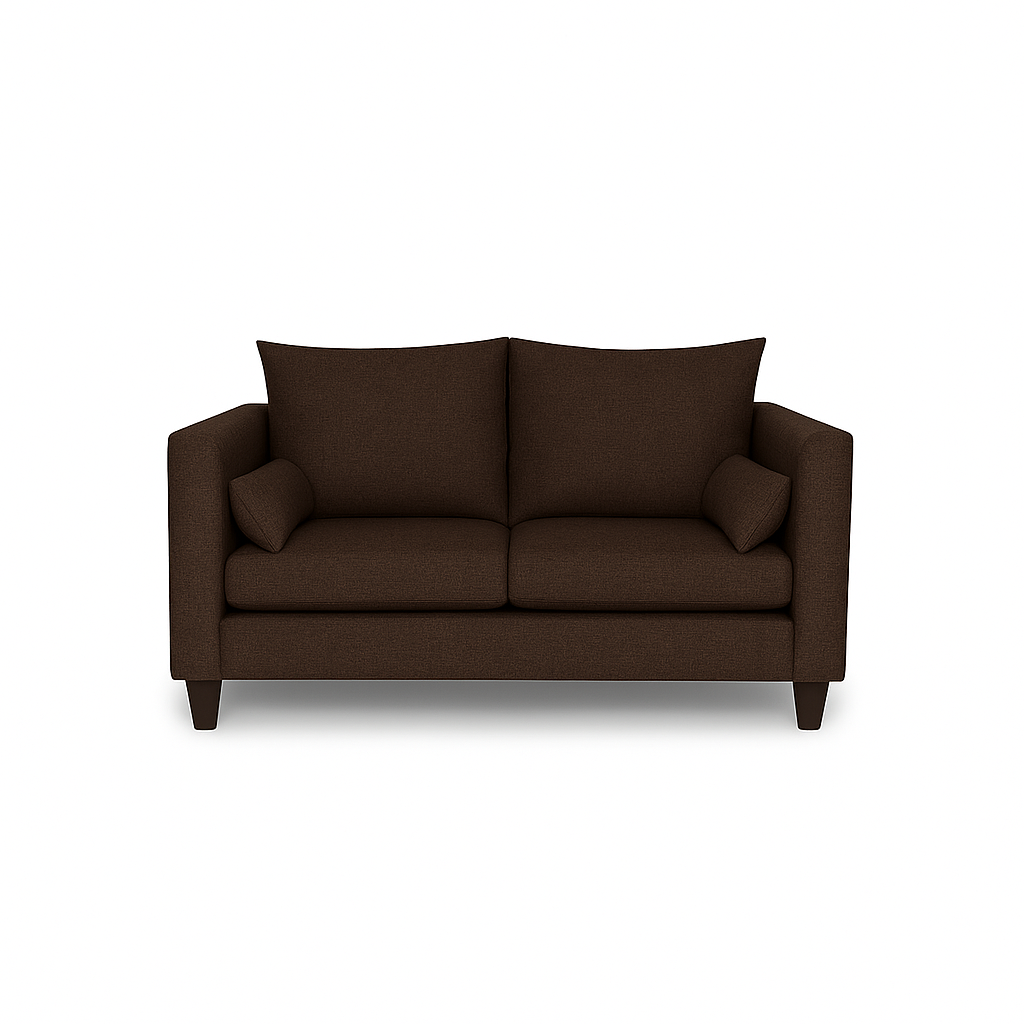 SOFA 3 Y 2 CUERPOS RAGNAR EN TELA CAFE, SET PARA LIVING - 10