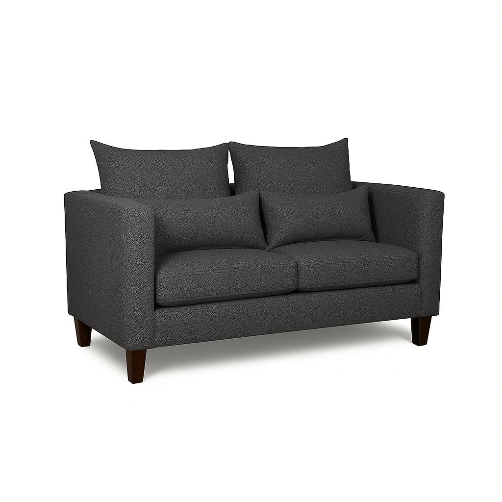 SOFA 3 Y 2 CUERPOS RAGNAR EN TELA GRIS, SET PARA LIVING - 11