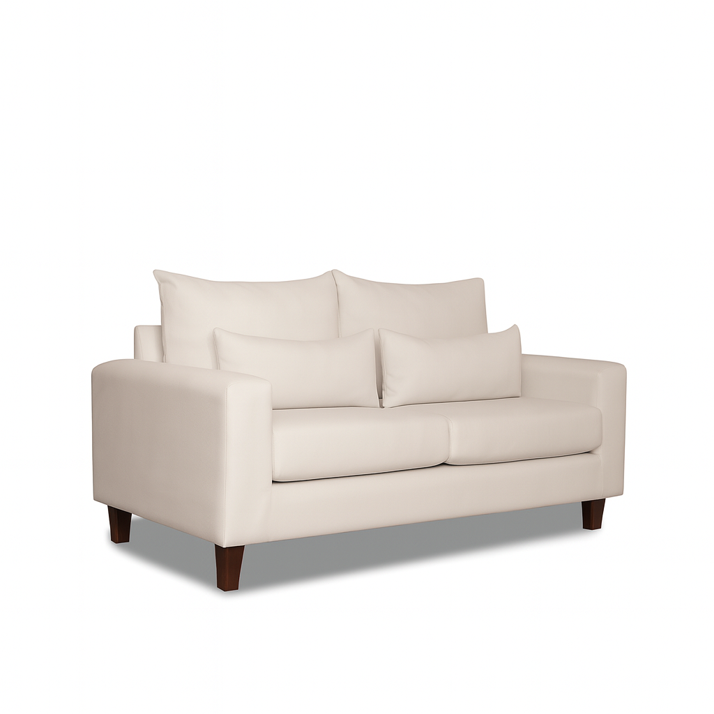 SOFA 3 Y 2 CUERPOS RAMIS EN TELA BEIGE, SET PARA LIVING - 10