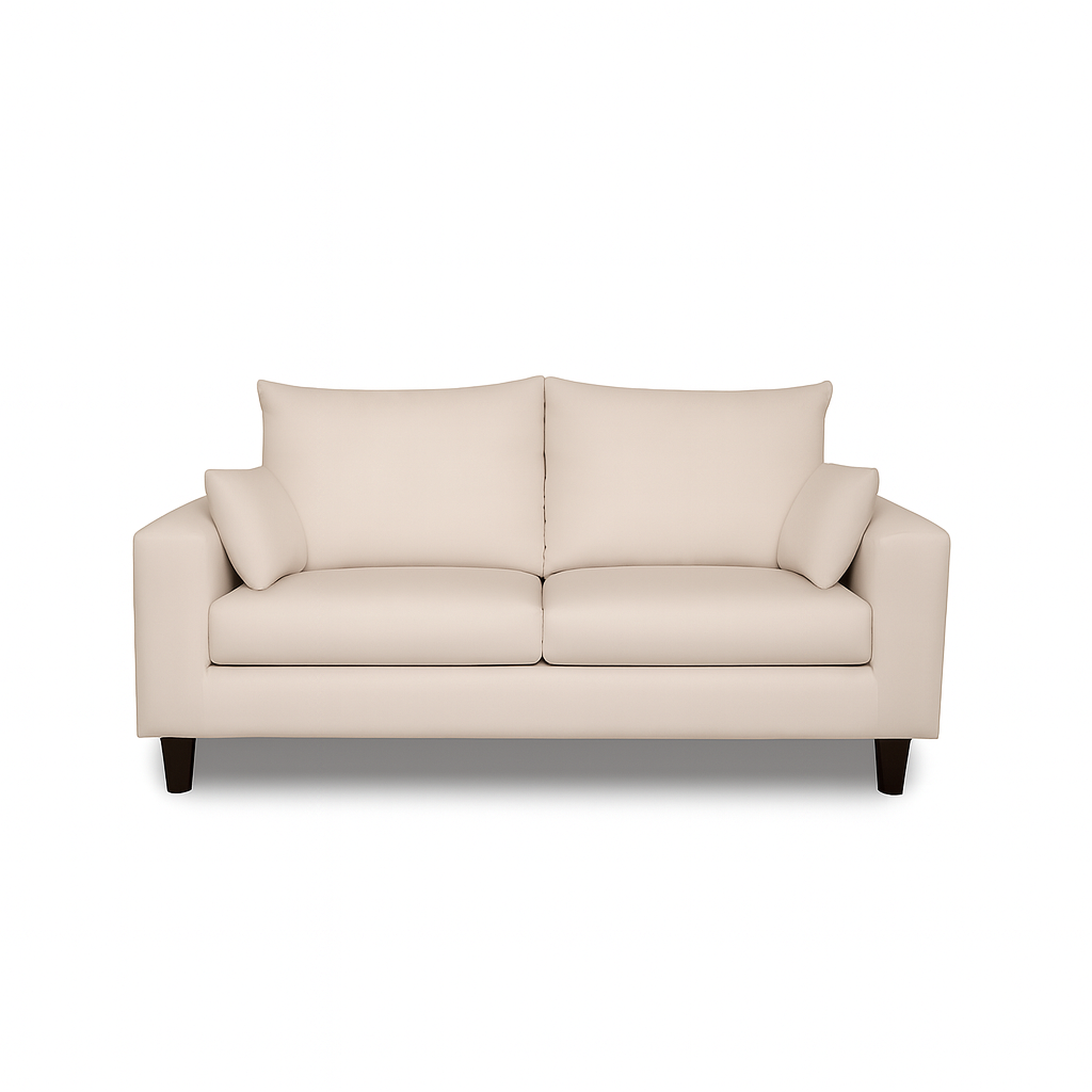 SOFA 3 Y 2 CUERPOS RAMIS EN TELA BEIGE, SET PARA LIVING - 11
