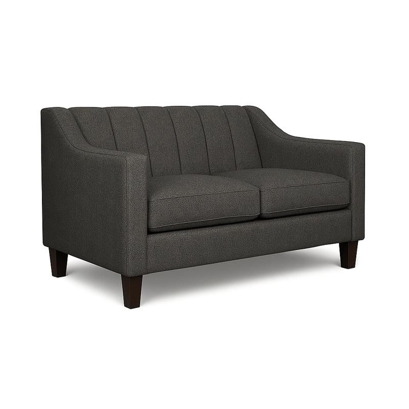 SOFA 3 Y 2 CUERPOS RAUS EN TELA GRIS, SET PARA LIVING - 11