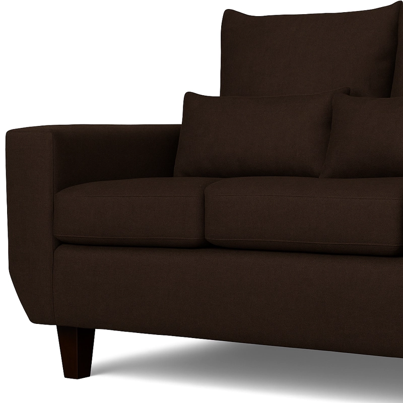 SOFA 3 CUERPOS ROQUE CAFE  TELA – CONFORT Y ESTILO PARA TU HOGAR - 2