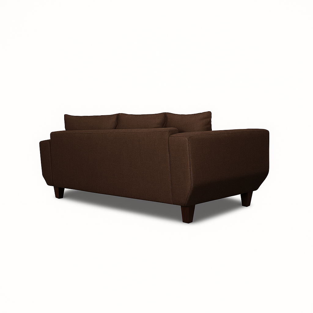 SOFA 3 CUERPOS ROQUE CAFE TELA – CONFORT Y ESTILO PARA TU HOGAR - 3