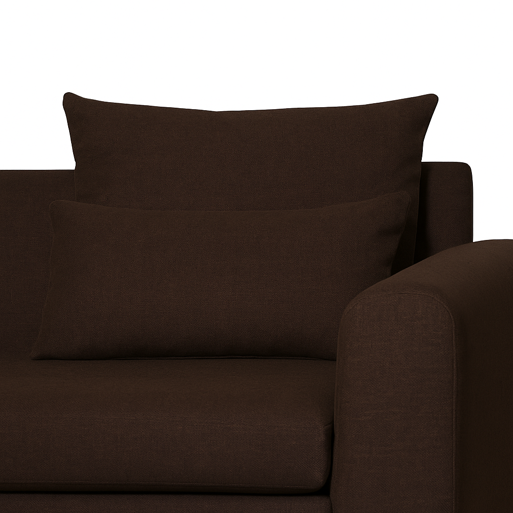 SOFA 3 CUERPOS RAMIS CAFE TELA – CONFORT Y ESTILO PARA TU HOGAR - 3