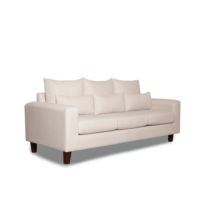 SOFA 3 CUERPOS RAMIS BEIGE TELA – CONFORT Y ESTILO PARA TU HOGAR - 5