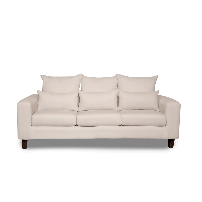 SOFA 3 CUERPOS RAMIS BEIGE TELA – CONFORT Y ESTILO PARA TU HOGAR - 6