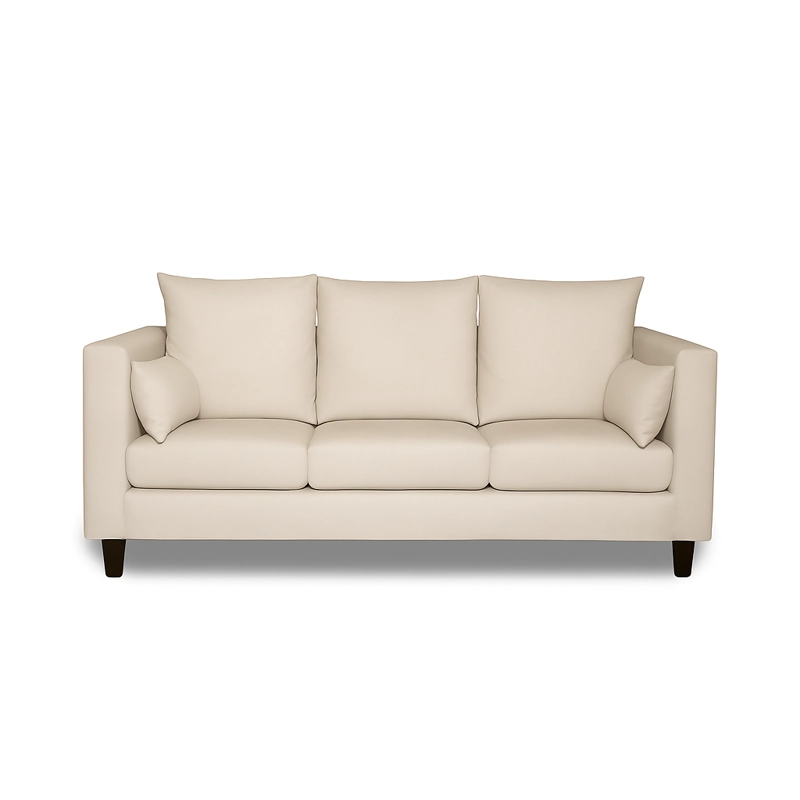 SOFA 3 CUERPOS RAGNAR BEIGE TELA – CONFORT Y ESTILO PARA TU HOGAR - 2