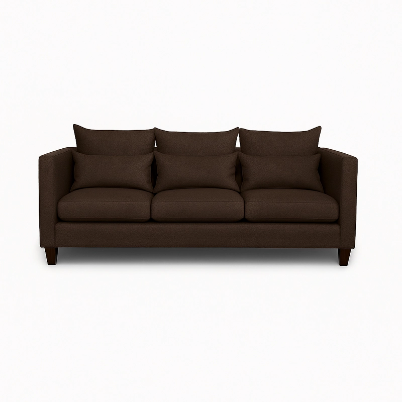 SOFA 3 CUERPOS RAGNAR CAFE  TELA – CONFORT Y ESTILO PARA TU HOGAR - 3