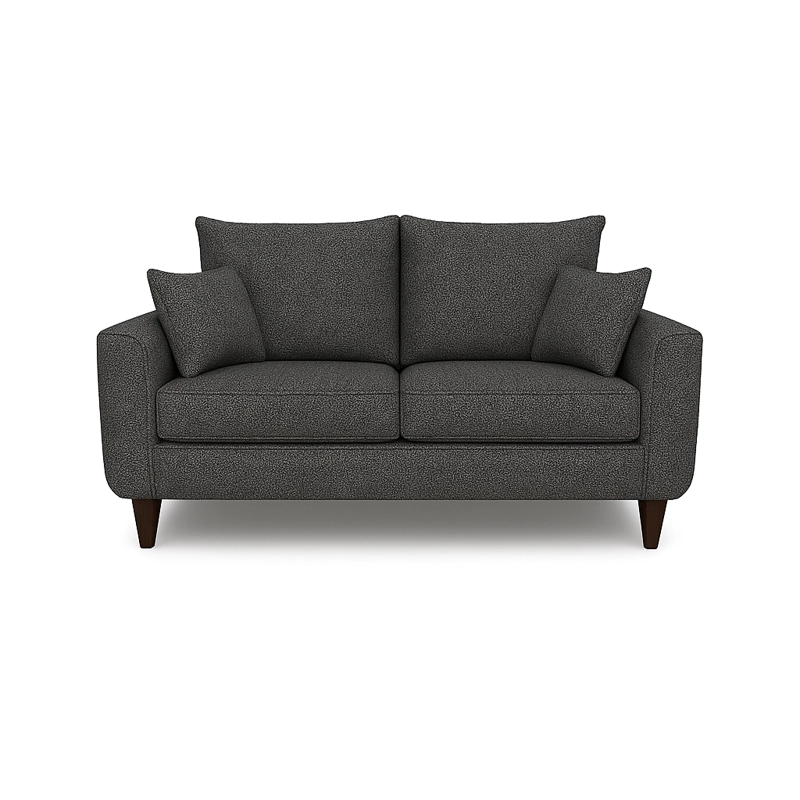 SOFA 3 Y 2 CUERPOS CASA WOW DECO ROQUE EN TELA GRIS SET LIVING - 7