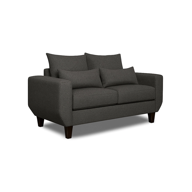 SOFA 3 Y 2 CUERPOS CASA WOW DECO ROQUE EN TELA GRIS SET LIVING - 8
