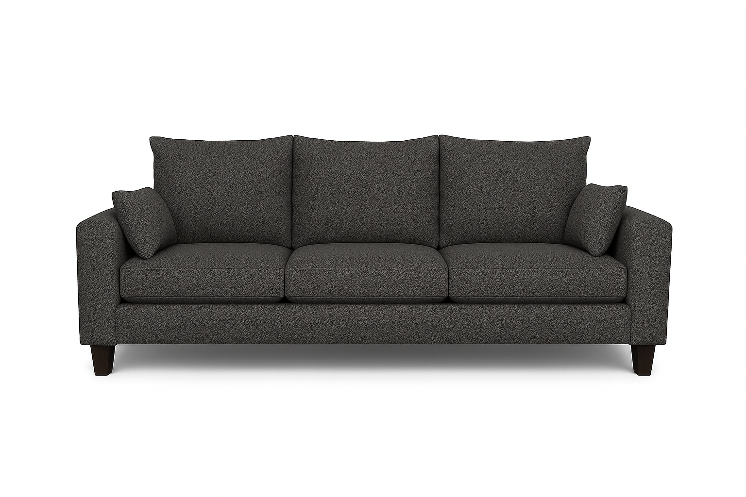 SOFA 3 Y 2 CUERPOS RAMIS EN TELA GRIS, SET PARA LIVING - 8