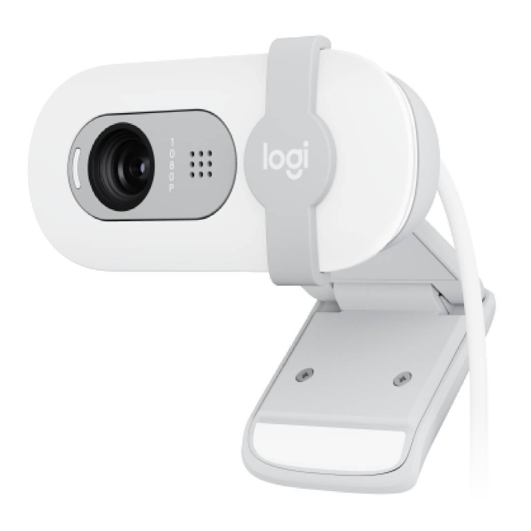 CAMARA WEB LOGITECH BRIO 100 FULL HD 1080P BLANCA - 1