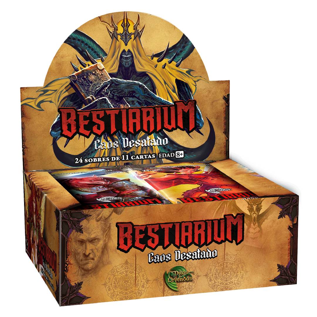 JUEGO CARTAS COLECCIONABLE MITOS Y LEYENDAS DISPLAY 24 SOBRES BESTIARIUM IMPERIO - 1