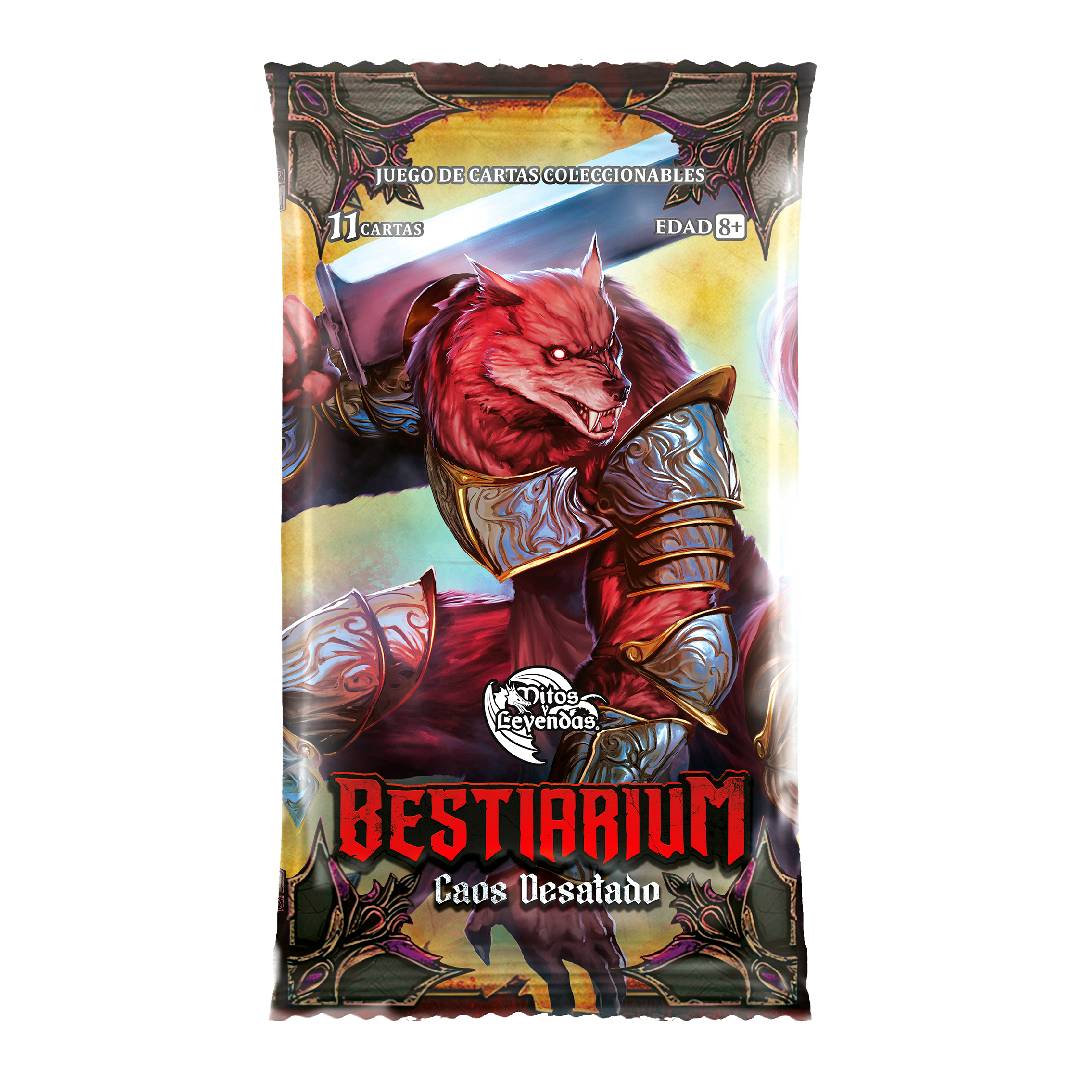 JUEGO CARTAS COLECCIONABLE MITOS Y LEYENDAS DISPLAY 24 SOBRES BESTIARIUM IMPERIO - 2