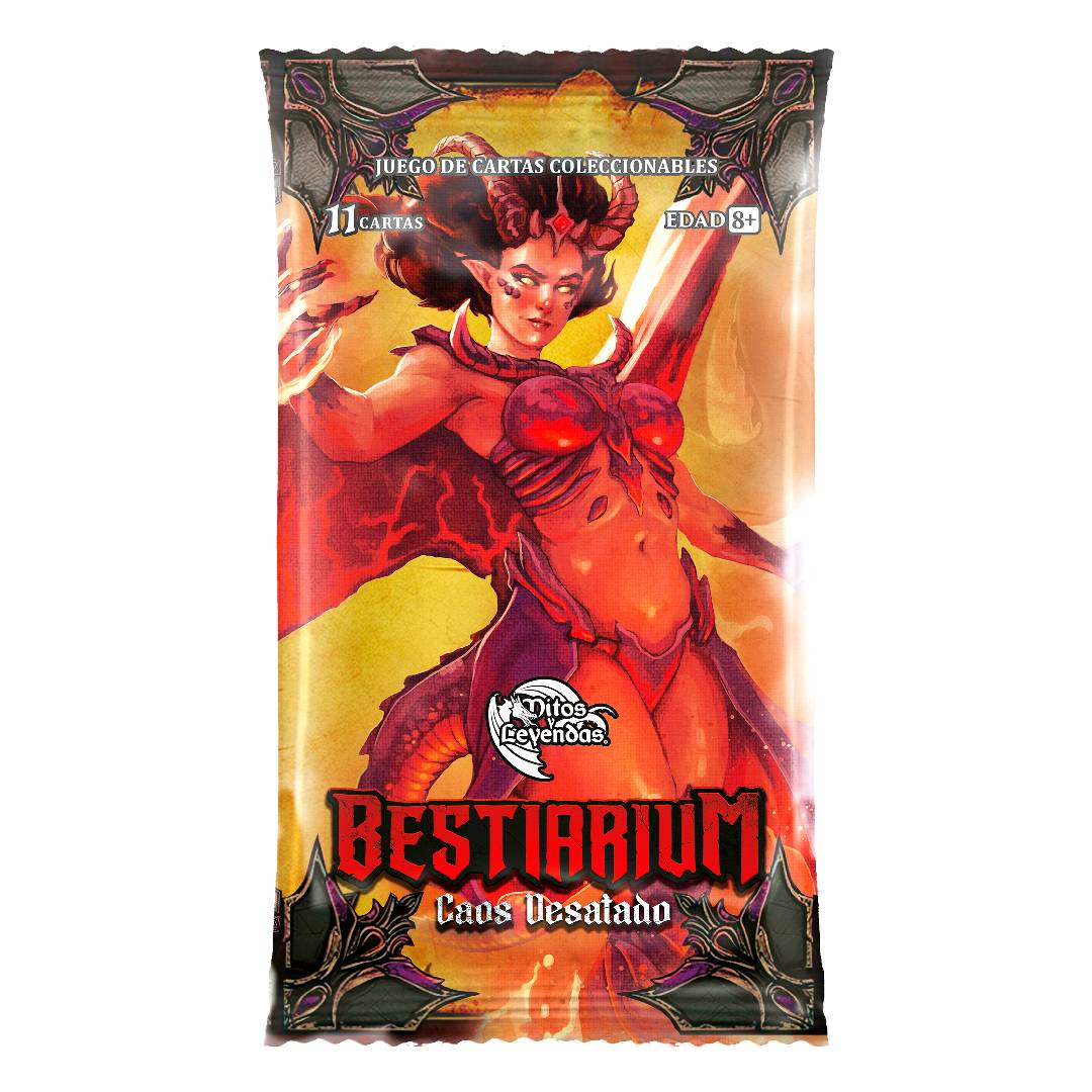 JUEGO CARTAS COLECCIONABLE MITOS Y LEYENDAS DISPLAY 24 SOBRES BESTIARIUM IMPERIO - 4