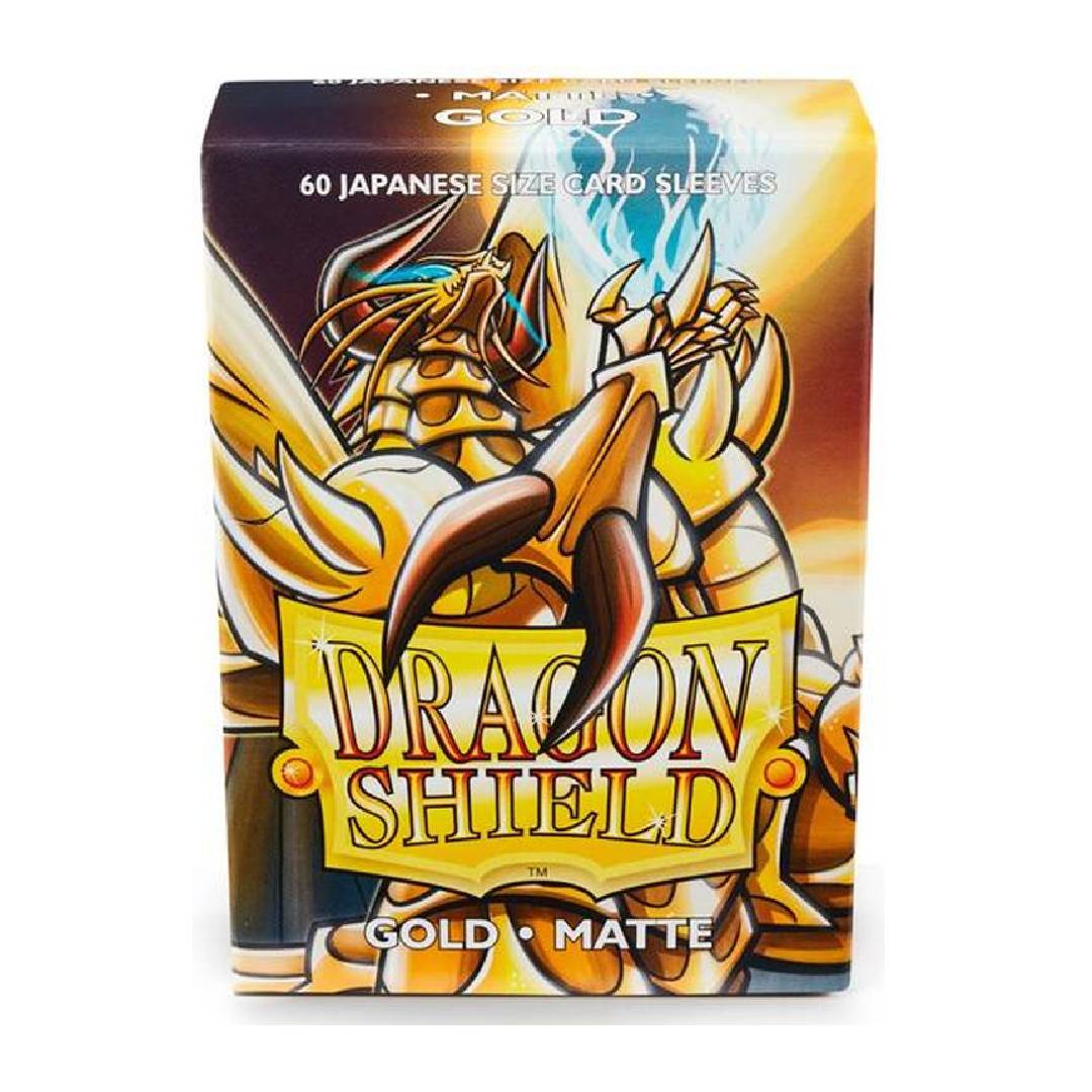 PROTECTORES DRAGON SHIELD 60 JAPANESE MATTE GOLD - 2