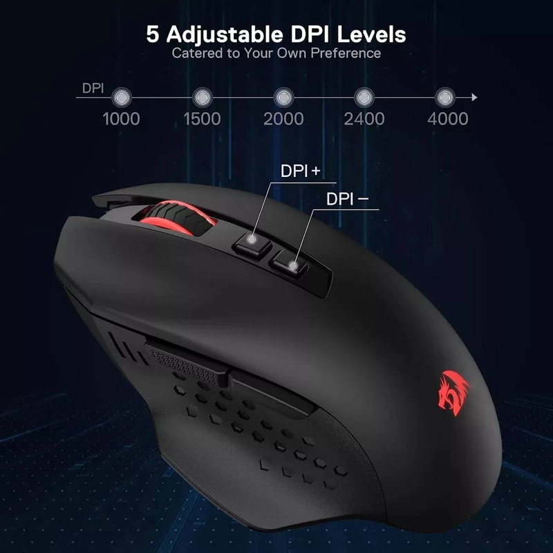MOUSE INALAMBRICOS REDRAGON GAINER WIRELESS - M656 - 5