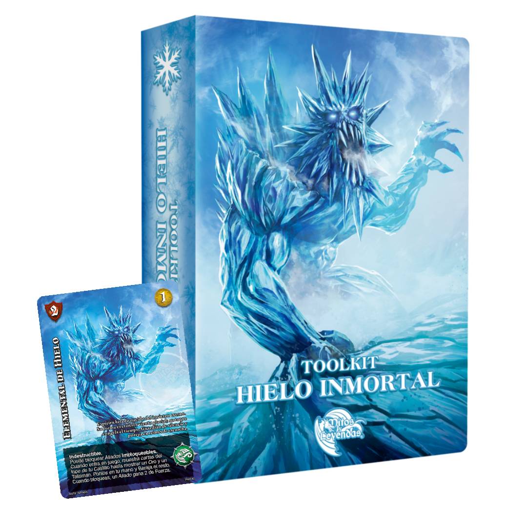 JUEGO CARTAS COLECCIONABLE MITOS Y LEYENDAS TOOLKIT IMPERIO HIELO INMORTAL - 1