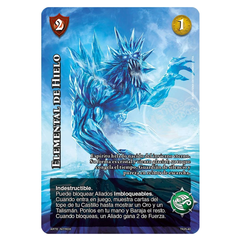 JUEGO CARTAS COLECCIONABLE MITOS Y LEYENDAS TOOLKIT IMPERIO HIELO INMORTAL - 2