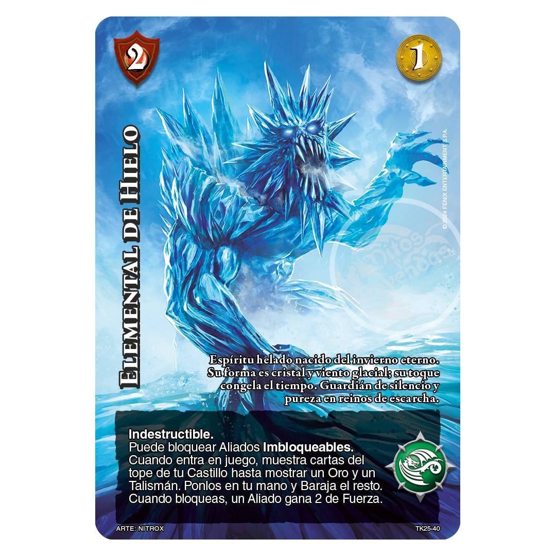 JUEGO CARTAS COLECCIONABLE MITOS Y LEYENDAS TOOLKIT IMPERIO HIELO INMORTAL - 2