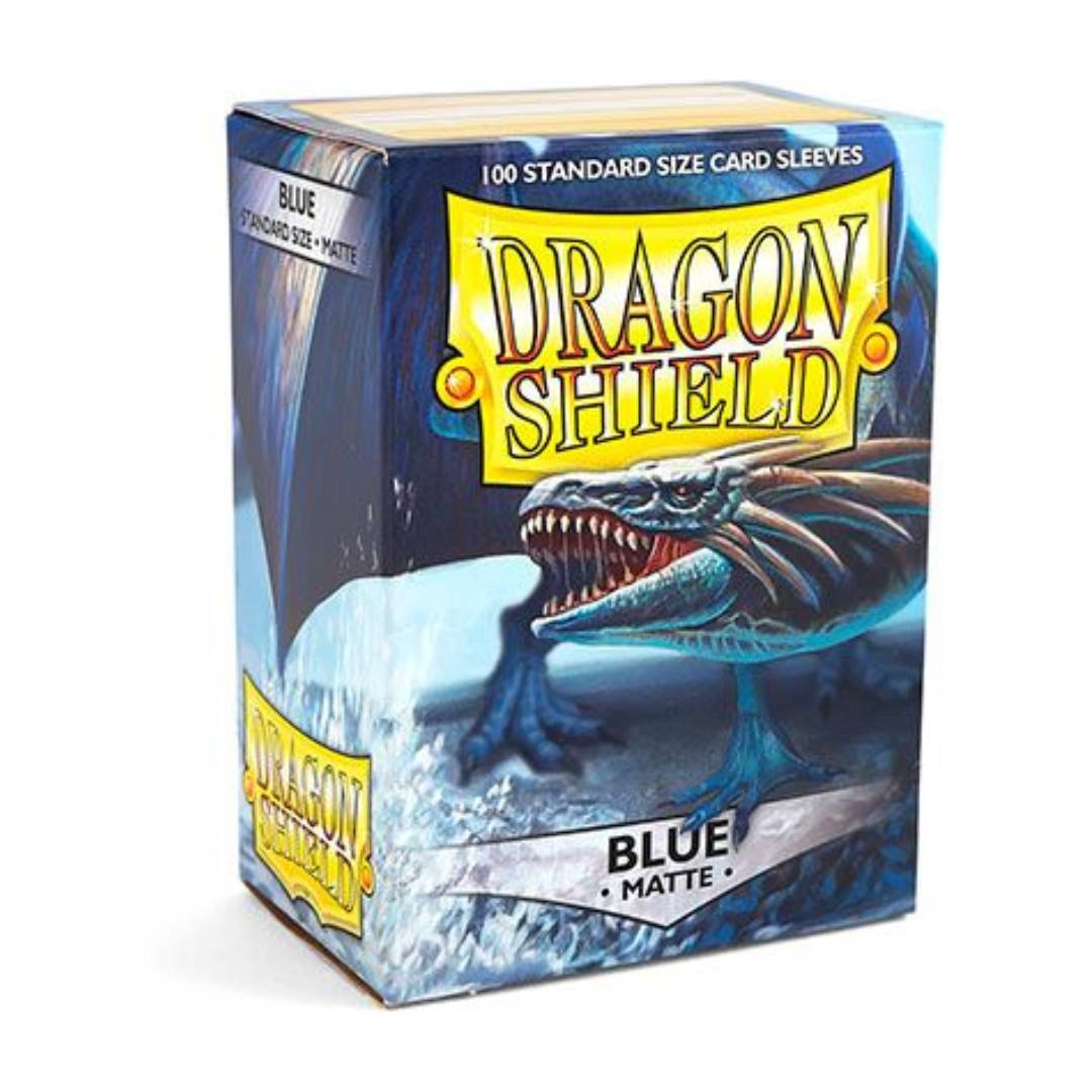 PROTECTORES DRAGON SHIELD 100 STANDARD MATTE BLUE - 1