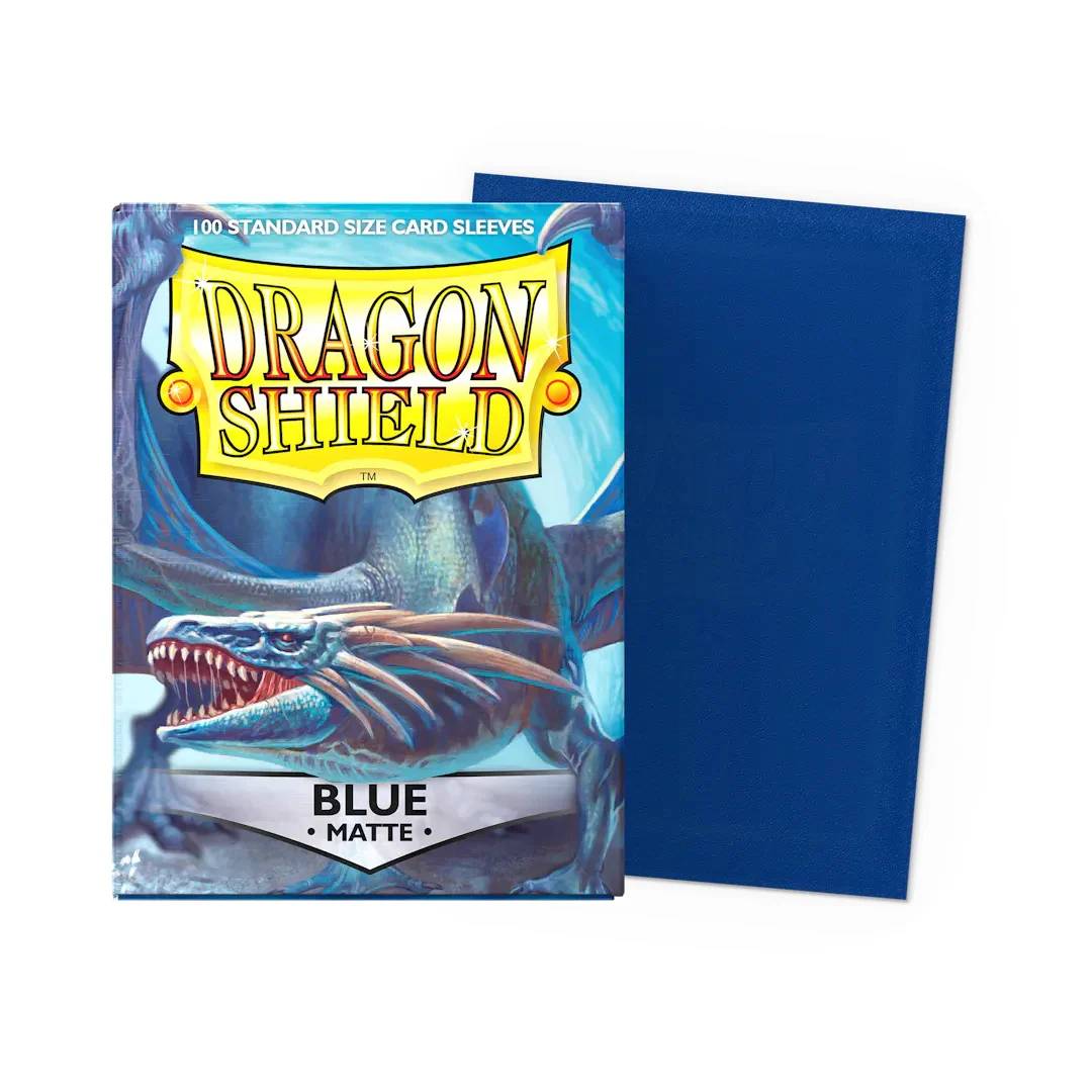 PROTECTORES DRAGON SHIELD 100 STANDARD MATTE BLUE - 3