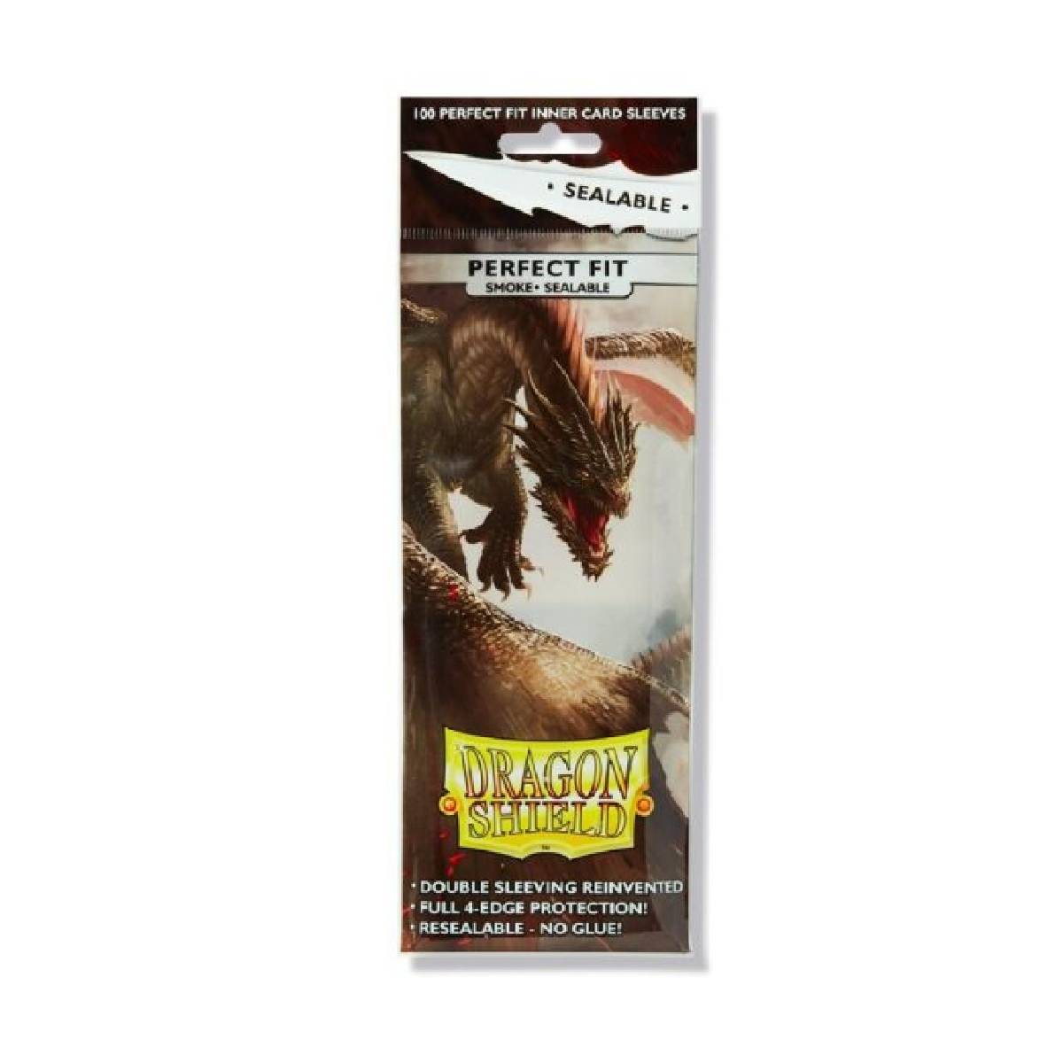 PROTECTORES DRAGON SHIELD: PERFECT FIT SEALABLE- SMOKE 100U - 2