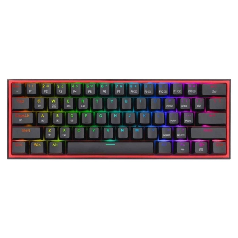 TECLADO REDRAGON FIZZ PRO K616 NEGRO RGB SW RED - 1