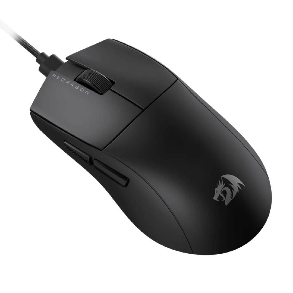 MOUSE REDRAGON ULTRA LIGHT K1NG M724 1K HZ NEGRO CABLEADO - 2
