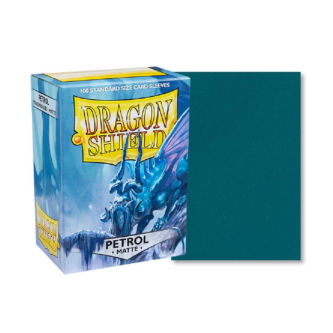 PROTECTORES DRAGON SHIELD 100 STANDARD MATTE PETROL - 1
