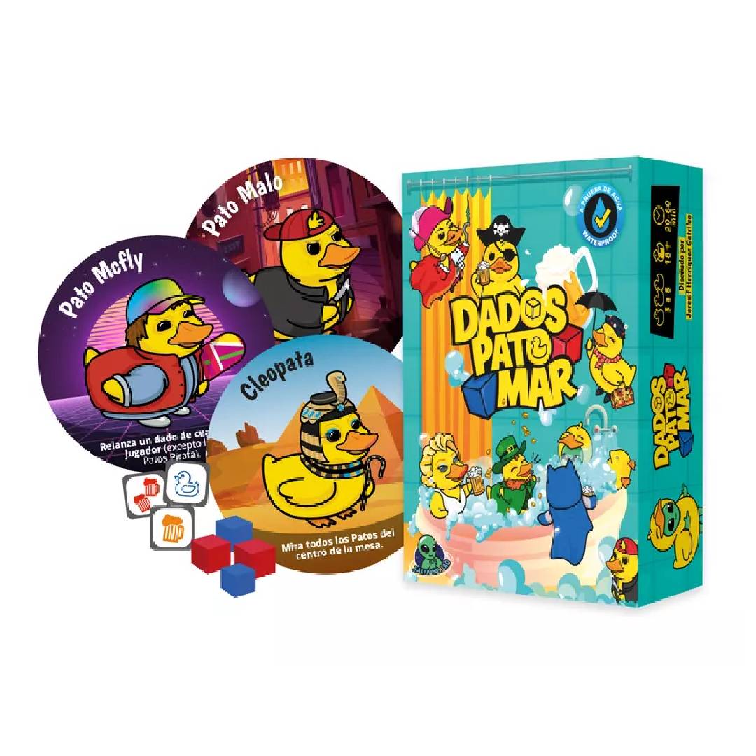 DADOS PATO MAR - JUEGO DE MESA - SALTA PAL LAO - 2