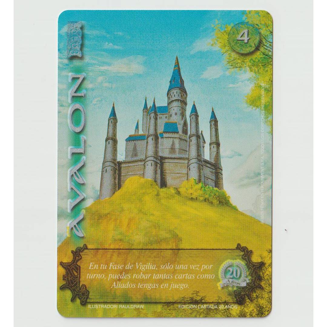 JUEGO CARTAS COLECCIONABLE MITOS Y LEYENDAS PROMO AVALON 20 AÑOS - 1