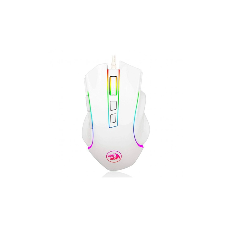 MOUSE GAMER REDRAGON GRIFFIN RGB M607W BLANCO 7200 DPI - 1