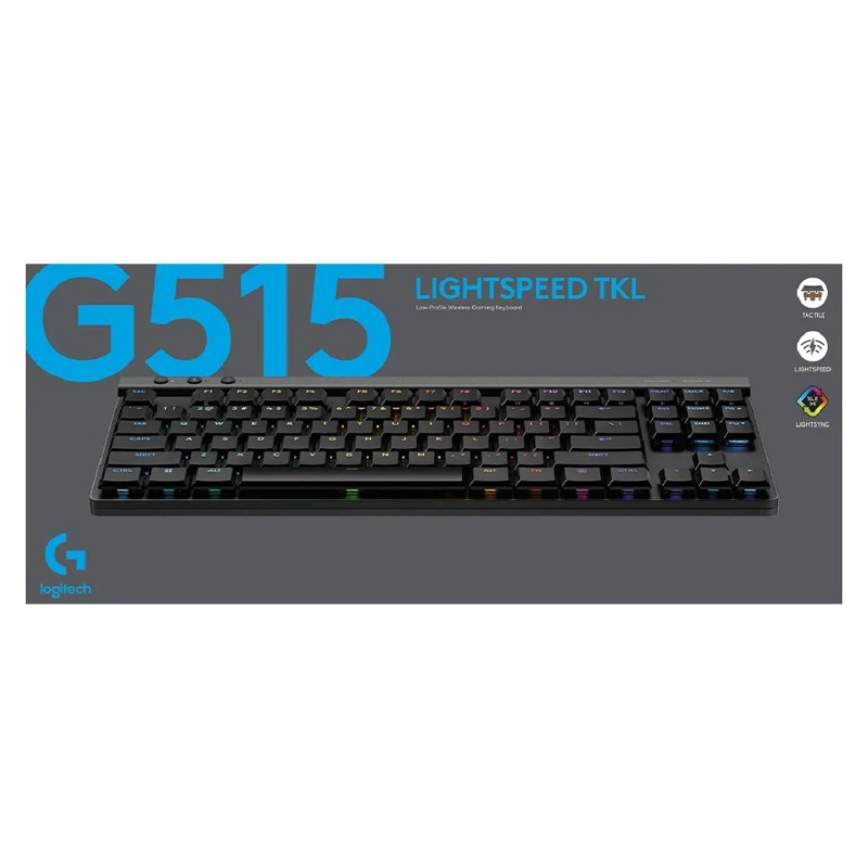 LOGITECH G515 TKL BLACK ALAMBRICO - 4