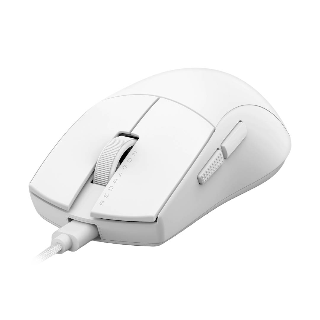 MOUSE REDRAGON ULTRA LIGHT K1NG M724 1K HZ BLANCO CABLEADO - 2