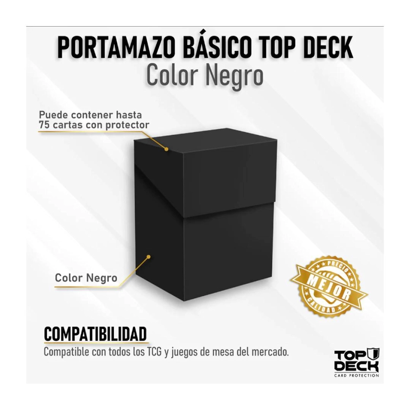 PORTAMAZO BÁSICO NEGRO CARTAS MYL MAGIC - 3