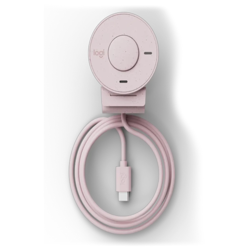 CAMARA WEB LOGITECH BRIO 300 ROSA FULLHD 1080P - 6
