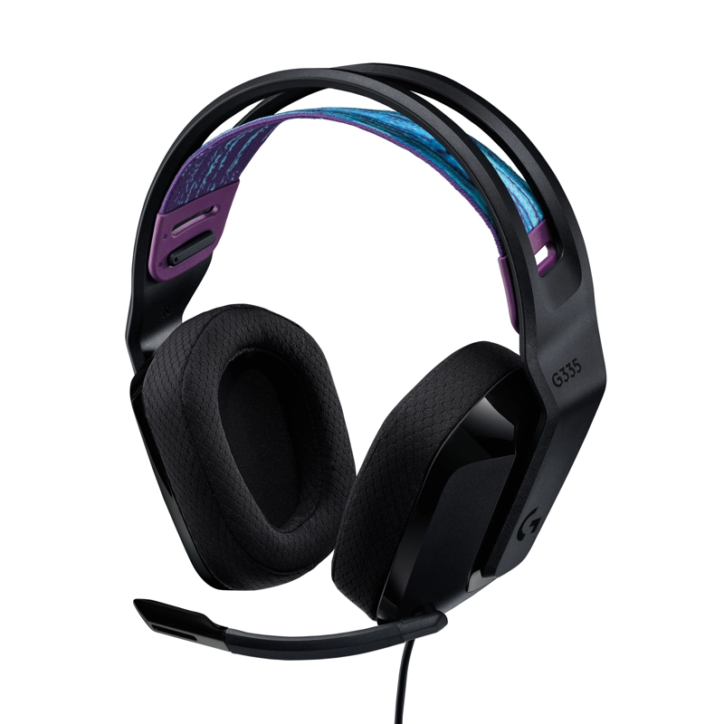 AUDIFONOS GAMER LOGITECH G335 NEGROS JACK 3.5MM - 1