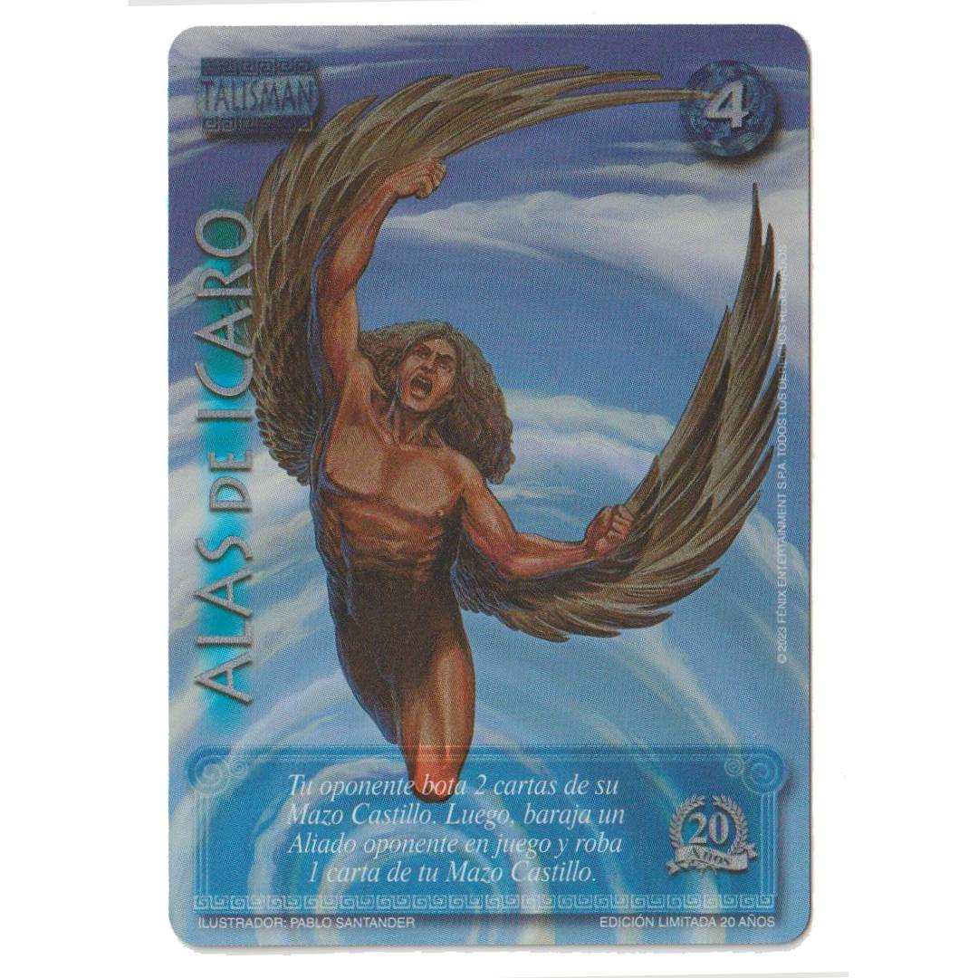 JUEGO CARTAS COLECCIONABLE PROMO ALAS ICARO 20 AÑOS MYL - 1