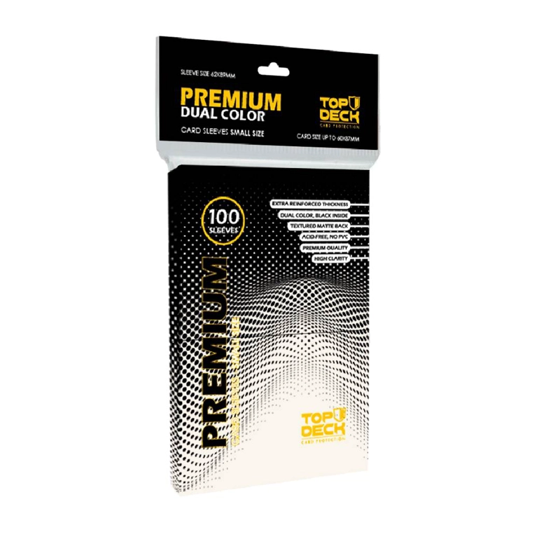 PROTECTOR TOPDECK PREMIUM DUAL SMALL BLANCO 62X89 - 1