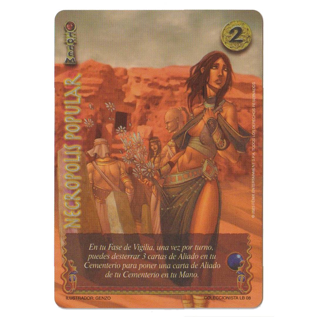 JUEGO CARTAS COLECCIONABLE MITOS Y LEYENDAS PROMO NECROPOLIS POPULAR COLECCIONISTA - 1