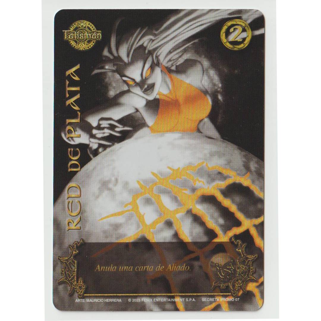JUEGO CARTAS COLECCIONABLE MITOS Y LEYENDAS PROMO SECRETA RED PLATA - 1