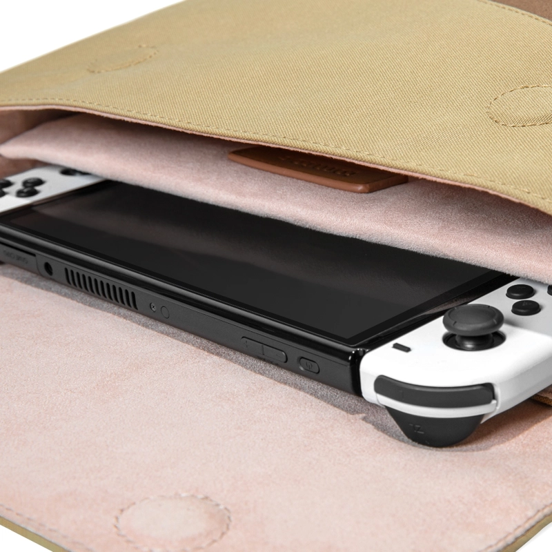 TOMTOC LADY BOLSO PARA NINTENDO SWITCH OLED - KHAKI - 3