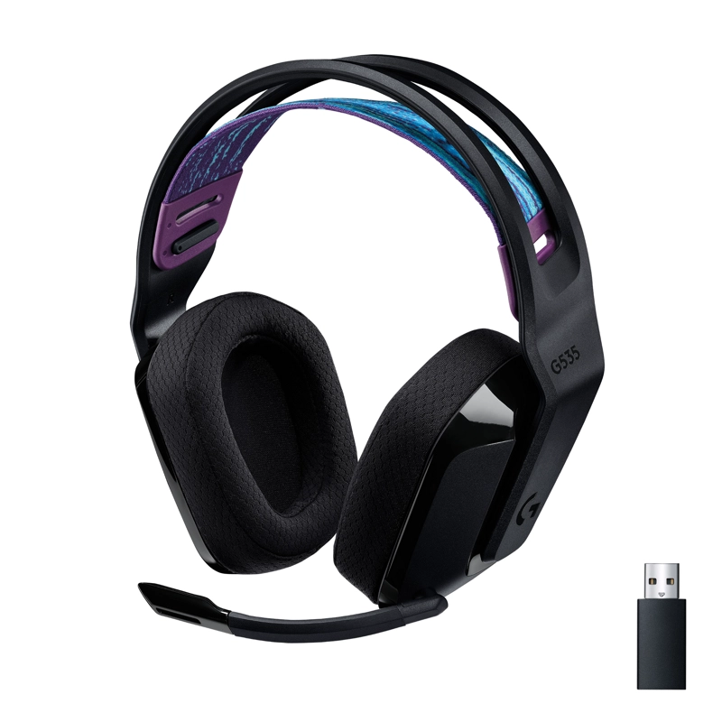 AUDIFONOS GAMER LOGITECH G535 INALAMBRICOS NEGROS - 1